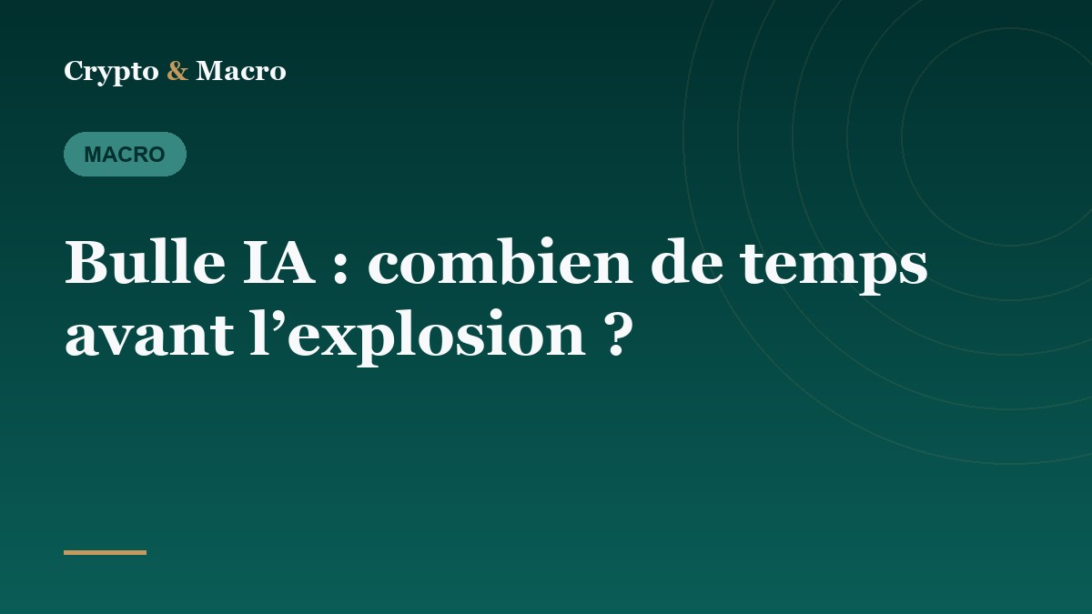 Bulle IA : combien de temps avant l’explosion ?